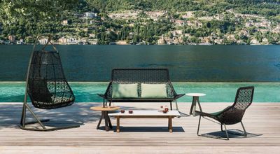 Maia Relax Armchair Aluminium Legs