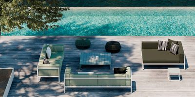 Landscape Aluminium Side Table
