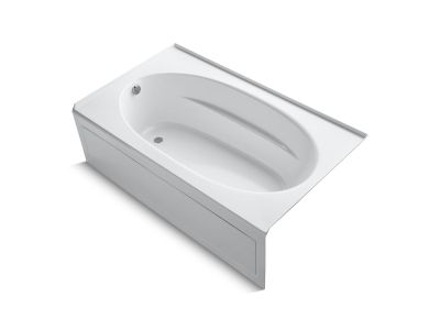 KOHLER | K-1114-GLA | Windward 6-Foot BubbleMassage Bath with Apron, Left Drain