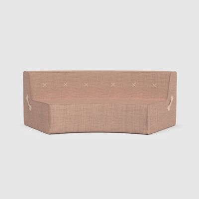 Curved Quadrant Soft Sofa - Double - Work