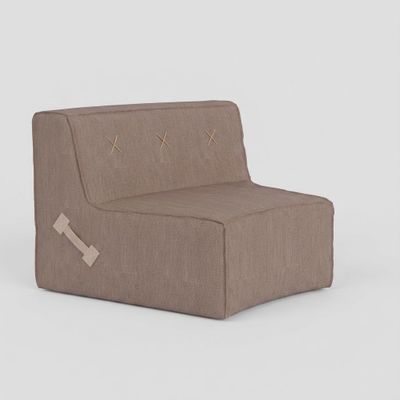 Curved Quadrant Soft Sofa - Small Single
