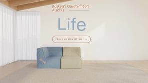 Quadrant Soft Modular Sofa Setting