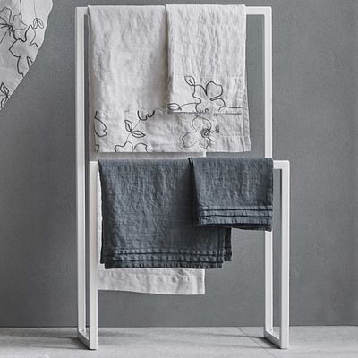 Narciso linen face and guest towel set