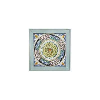 Tile with wood frame - decor GEOMETRICO.DR.10