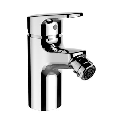CITYPRO - Bidet mixer, projection 96 mm, fixed spout, with pop-up waste