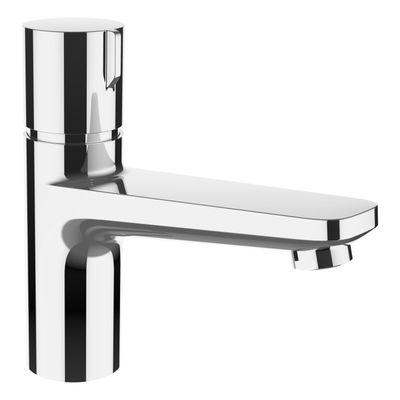EASYTOUCH - Basin mixer, projection 140 mm, fixed spout, self-closing