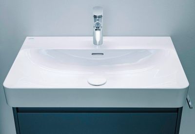 PRO X - Basin mixer, projection 125 mm, fixed spout, Eco+ function, with pop-up waste, chrome