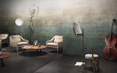 Kerlite Wonderwall: Cerâmica com padrão decorativo