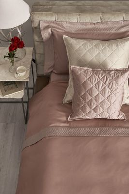 Set copripiumino Pergamon bordo ricamato