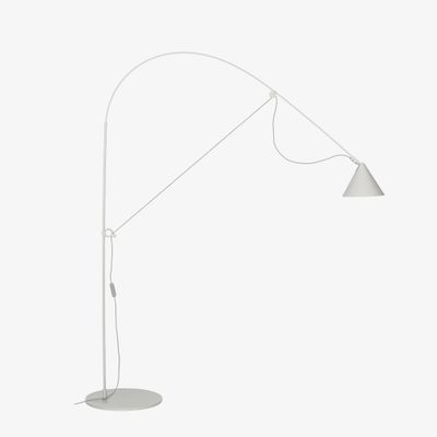 AYNO L Lampadaire, gris satiné – Stefan Diez