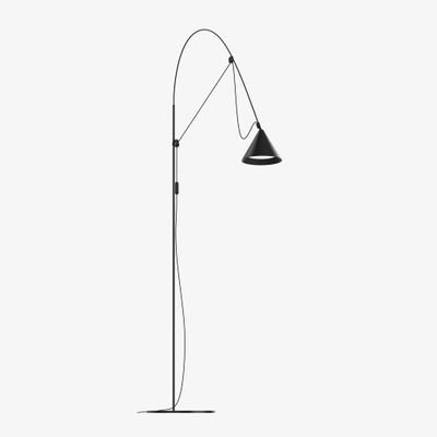 AYNO L Floor Lamp, black – Stefan Diez | Midgard Licht