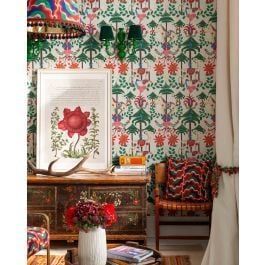 A WOODLAND TALE Cream Wallpaper