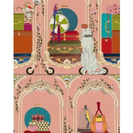 FANCY TRIP Dusty Pink Wallpaper