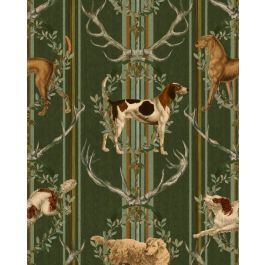 MOUNTAIN DOGS Cypress Green Wallpaper