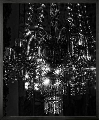 Chandelier 13 Framed Printed canvas
