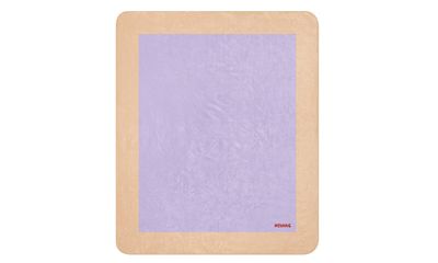 Boreal Blanket Beige/Lilac Framed