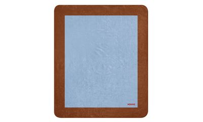 Boreal Blanket Brown/Light Blue Framed