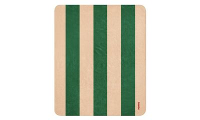Boreal Blanket Green/Beige Striped