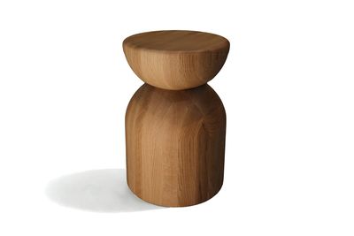 Colisión SideTable/Stool Solid Australian Wood
