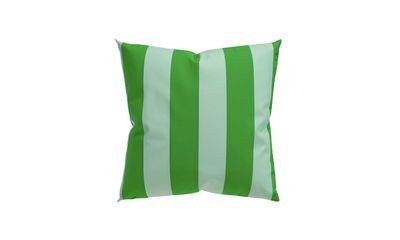 Trama Cushion Green/Aquamarine Striped