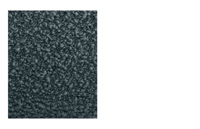 Sample Denim blue bouclé wool fabric