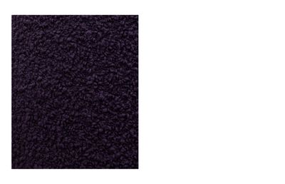 Sample violet bouclé wool fabric