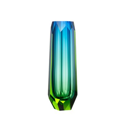 Aura váza 35 cm – křišťál severské noci