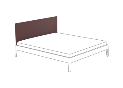Lino Bed - Headboard Solid 180 cm