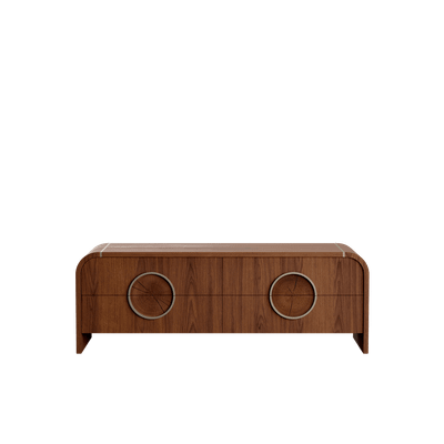 Milano Low Cabinet, American Walnut — NORD ARIN