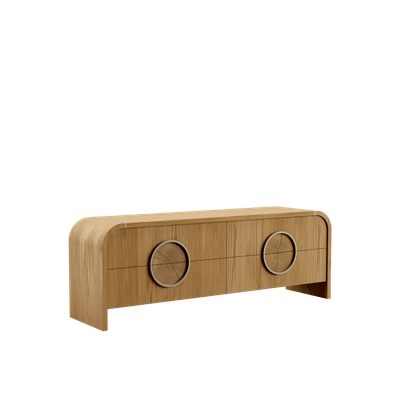 Milano Low Cabinet, Oak — NORD ARIN