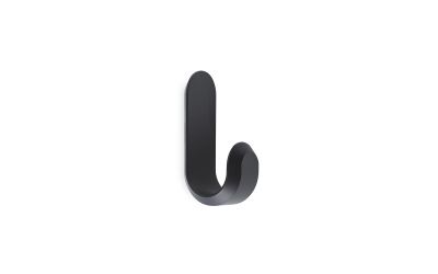 Curve Mini Hooks Matt Black (2 pcs)