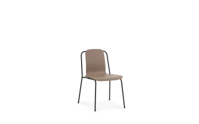Studio Chair Black Steel Light Grey