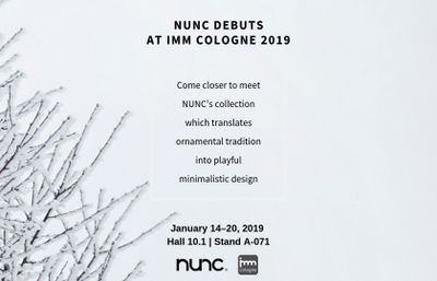 Nunc | NUNC debuts at Imm Cologne 2019