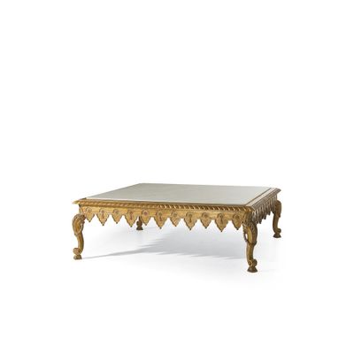 MG4037 - Classic style rectangular marble coffee table