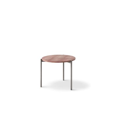 RITMO GN8032/PP - Round leather coffee table