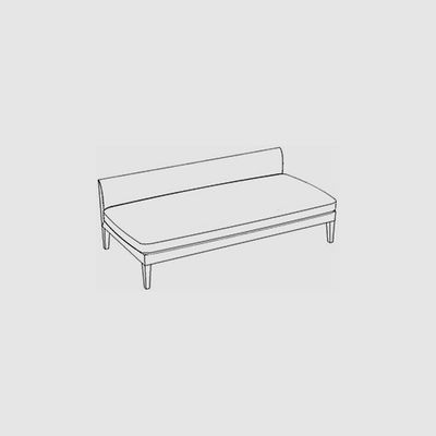divine recline long banquette