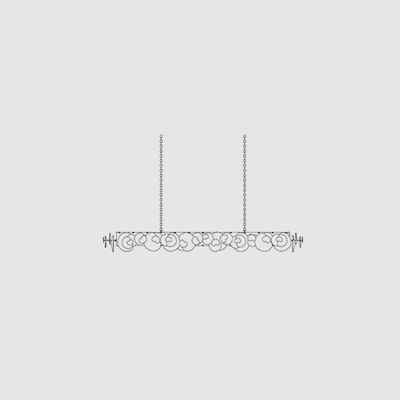 eucalyptus chandelier linear