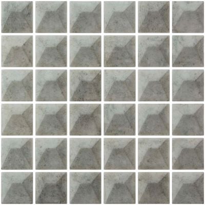 Mosaico tridimensional Penta Pyramid Sukabumi Matte de ONIX