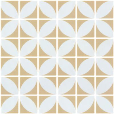 Penta Azalea Vanilla Matte - Mosaico Vítreo de ONIX
