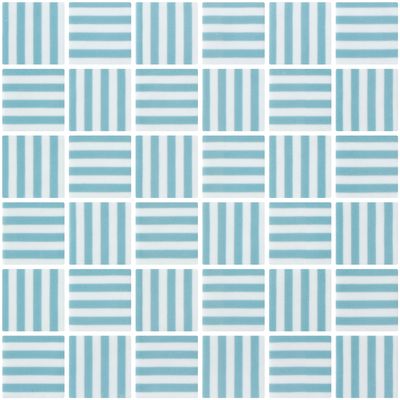 Penta Bidart Artic Blue Matte - Mosaico Vítreo de ONIX
