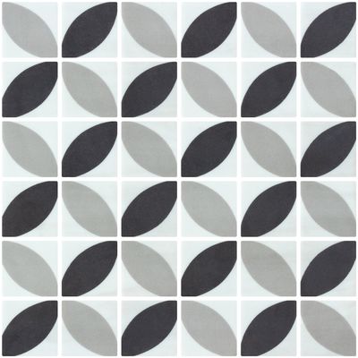 Penta Dahlia Mix Black Matte - Mosaico Vítreo de ONIX