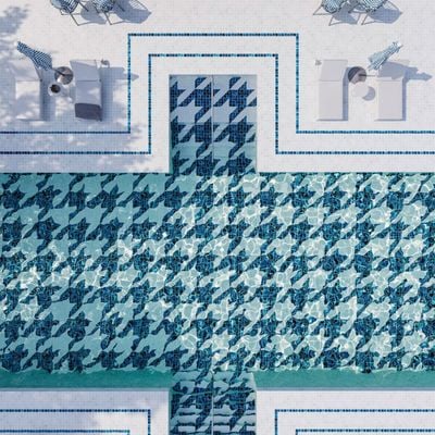 Penta Houndstooth - Mosaico Vítreo de ONIX