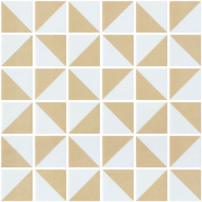 Penta Origami Vanilla Matte - Mosaico Vítreo de ONIX