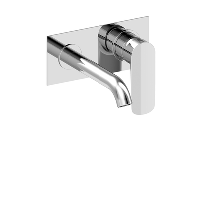 Nove Single-lever Wall Mounted Mixer with Plate 09..208UP