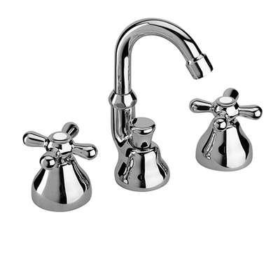 Liberty 3-hole Bidet Mixer with Swivel Spout, 1”1/4 Pop-up Waste 17..314