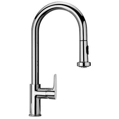 Single-lever Kitchen Mixer with Single Flow Pull-out Shower 2- Mode Spray 47..591LL