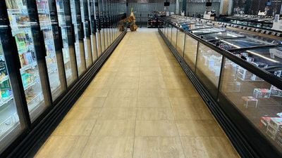 REFLOORING OF A FRENCH SUPERMARKET
