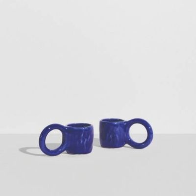 Donut Set of 2 espresso - Blue