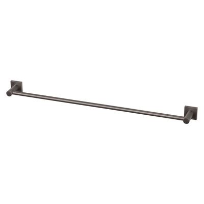 Radii Single Towel Rail 800mm Square Plate