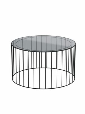 GLASS_CT60 coffee table a forma di cilindro | PIPEDESIGN PURESHAPE